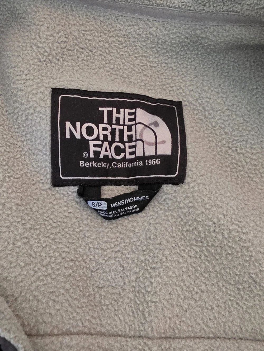 The North Face Mens Retro Denali Fleece Zip-up Grey Zipper Jacket